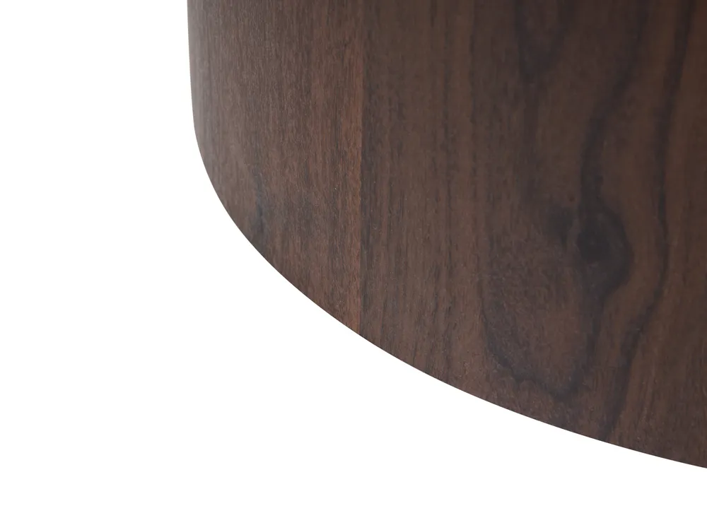 Set of 2 Coffee Tables MANTI Dark Brown_1064586