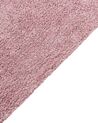 Alfombra de algodón rosa 140 x 200 cm CAPARLI_907218
