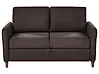 Sofa 2 Seater MARE Fabric Dark Brown