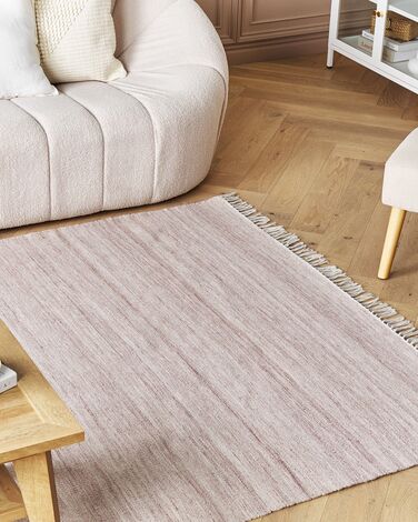 Area Rug 160 x 230 cm Light Red MALHIA