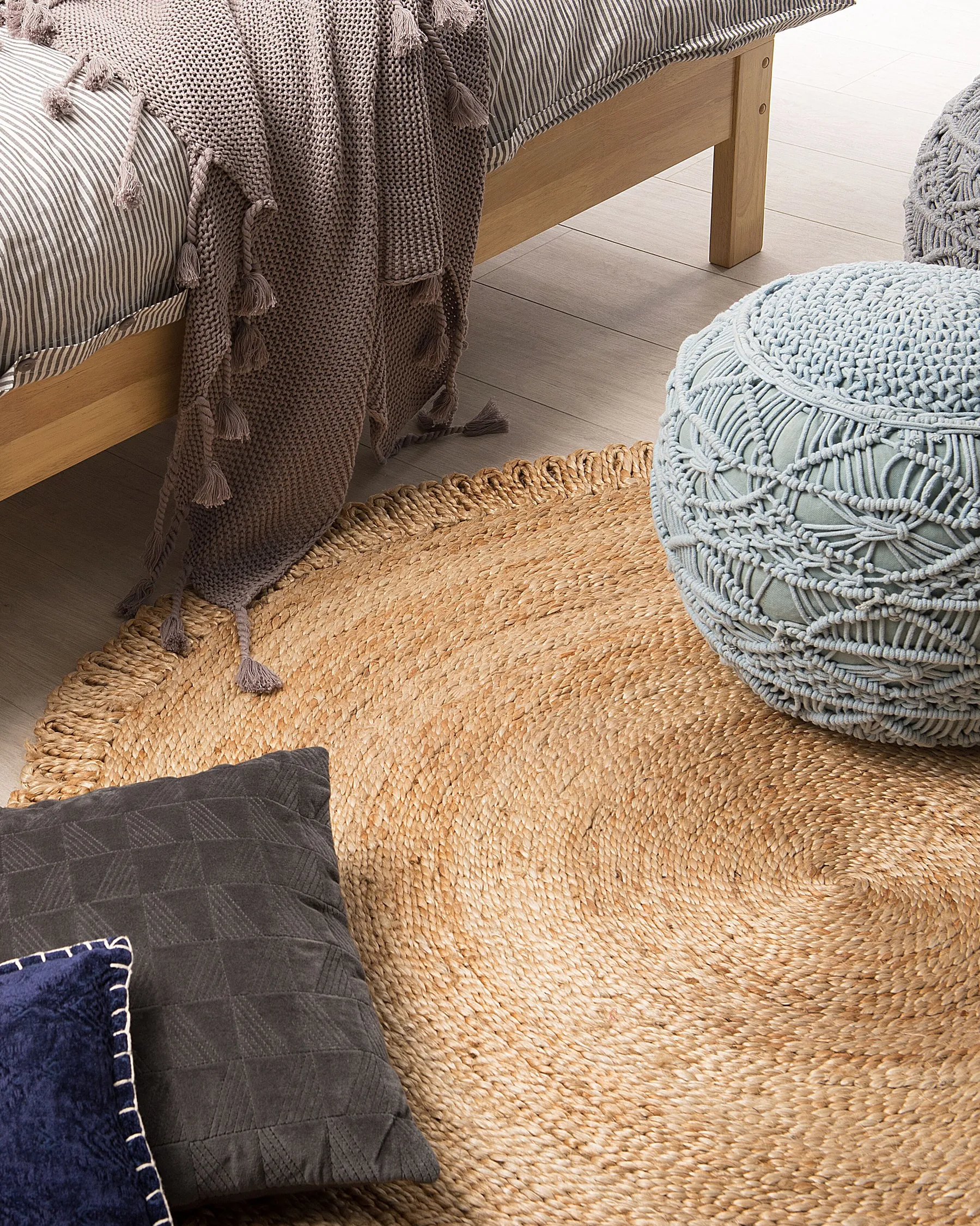 Tappeto ERENCE Beige ø 140 cm_757804