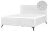 Boucle EU King Size Bed Off-White VALOGNES_930557