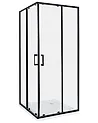 Shower Enclosure TELA 800 x 800 x 1850 mm Black