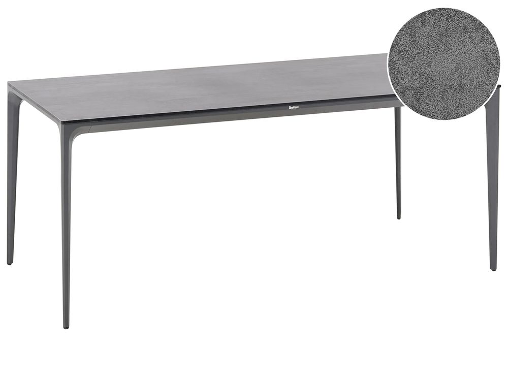 Conference Table SOVARETO 90 cm 180 cm Dark Grey