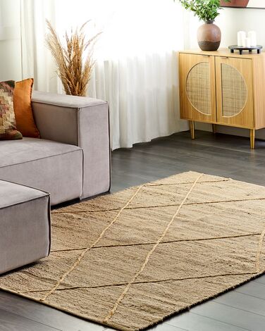 Teppe jute 160 x 230 cm beige YUVACIK