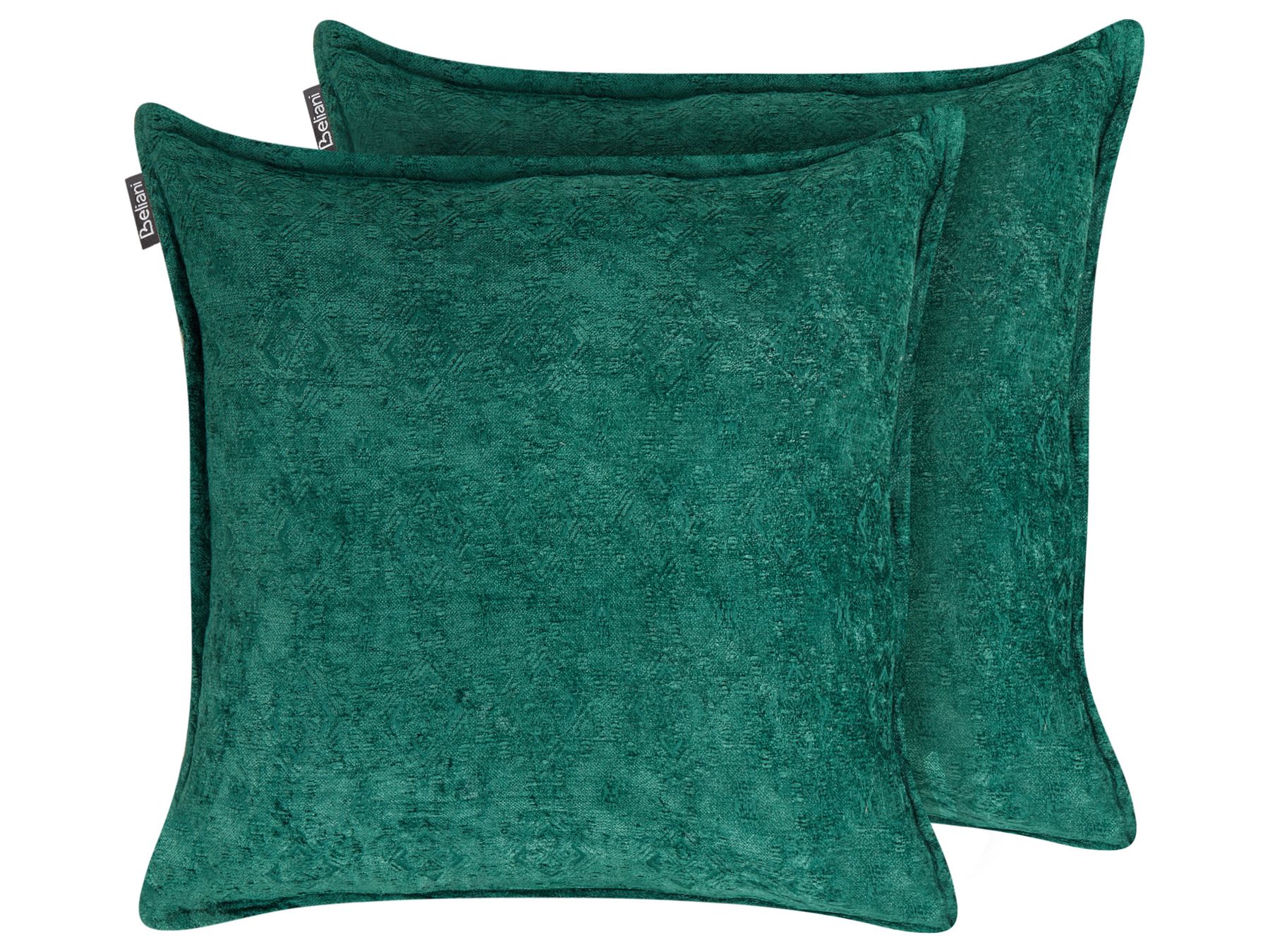 Set of 2 Cushions 50 x 50 cm Green VERPIS_940153