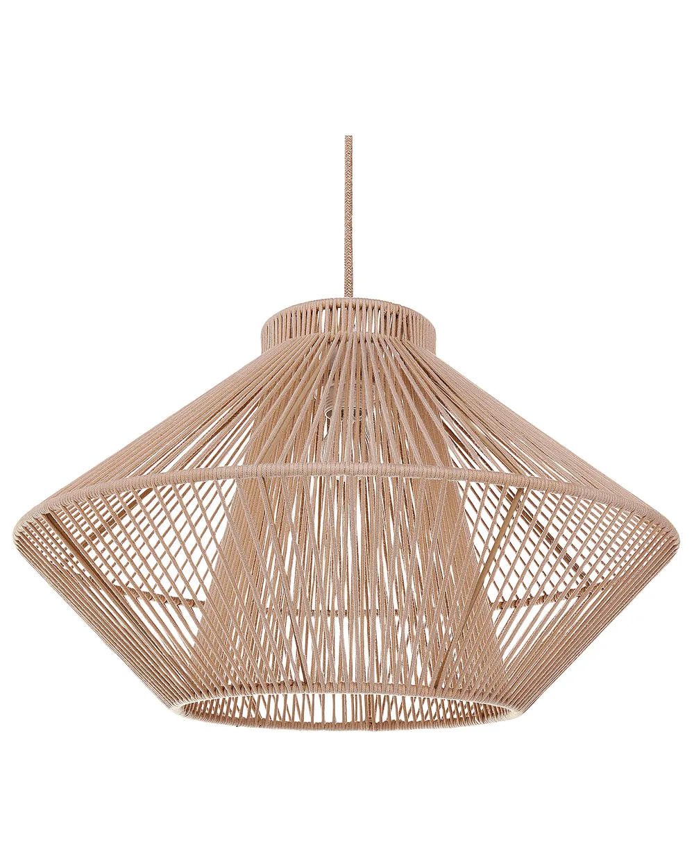 Lampa wisząca PALMETTO Bawełna Beżowy