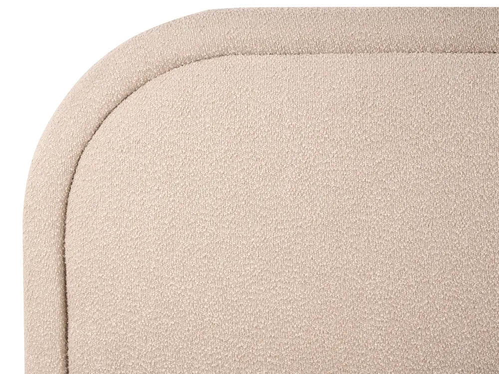 Bett mit Stauraum QUILLIEN Bouclé Beige 140 x 200 cm_989883