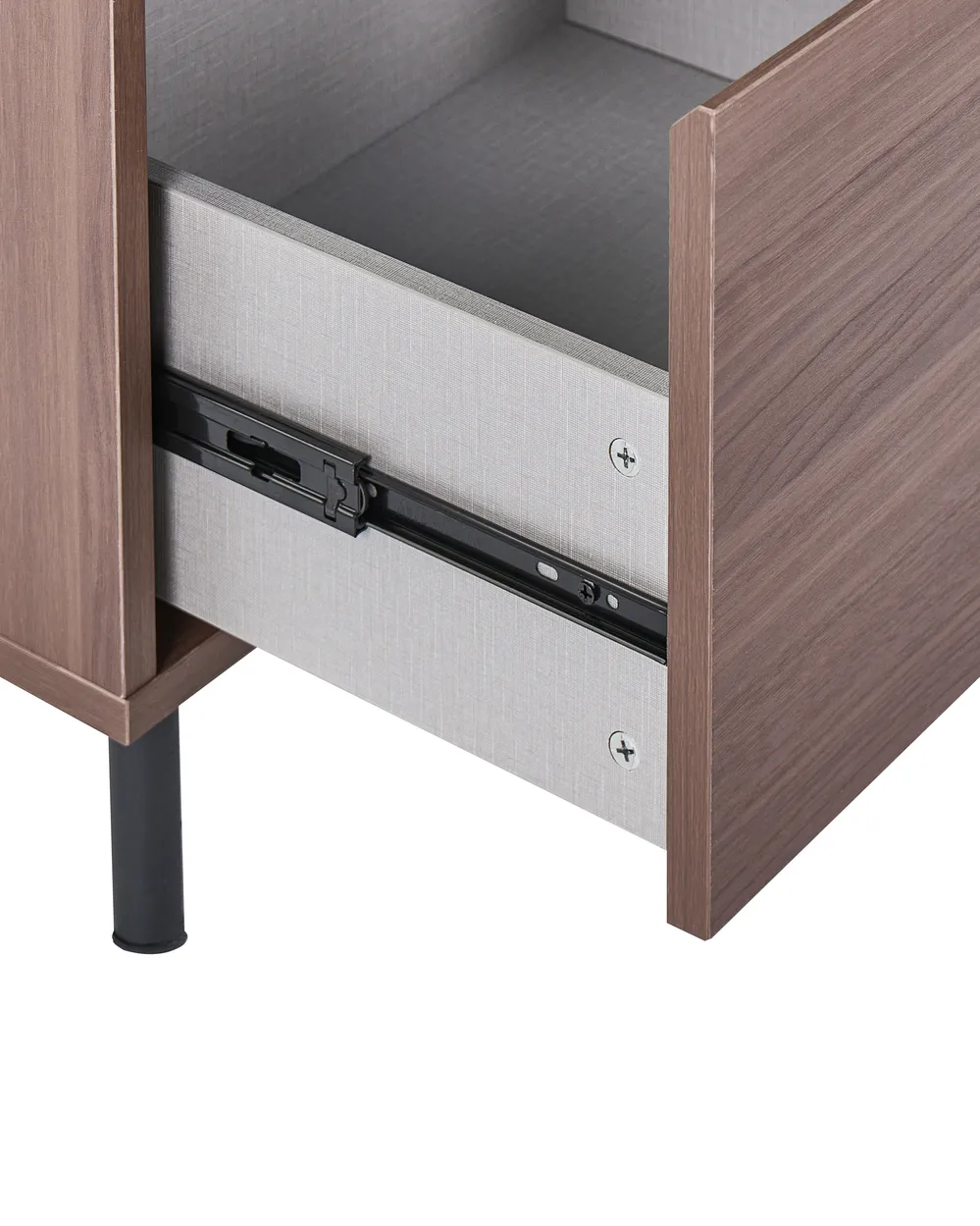 1 Drawer Bedside Table NIKEA Dark Brown_1061188