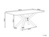 Acacia Wood Dining Table 180 x 90 cm Light HAYES_918719