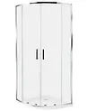 Kabina prysznicowa JUKATAN 80 x 80 x 185 cm Srebrny