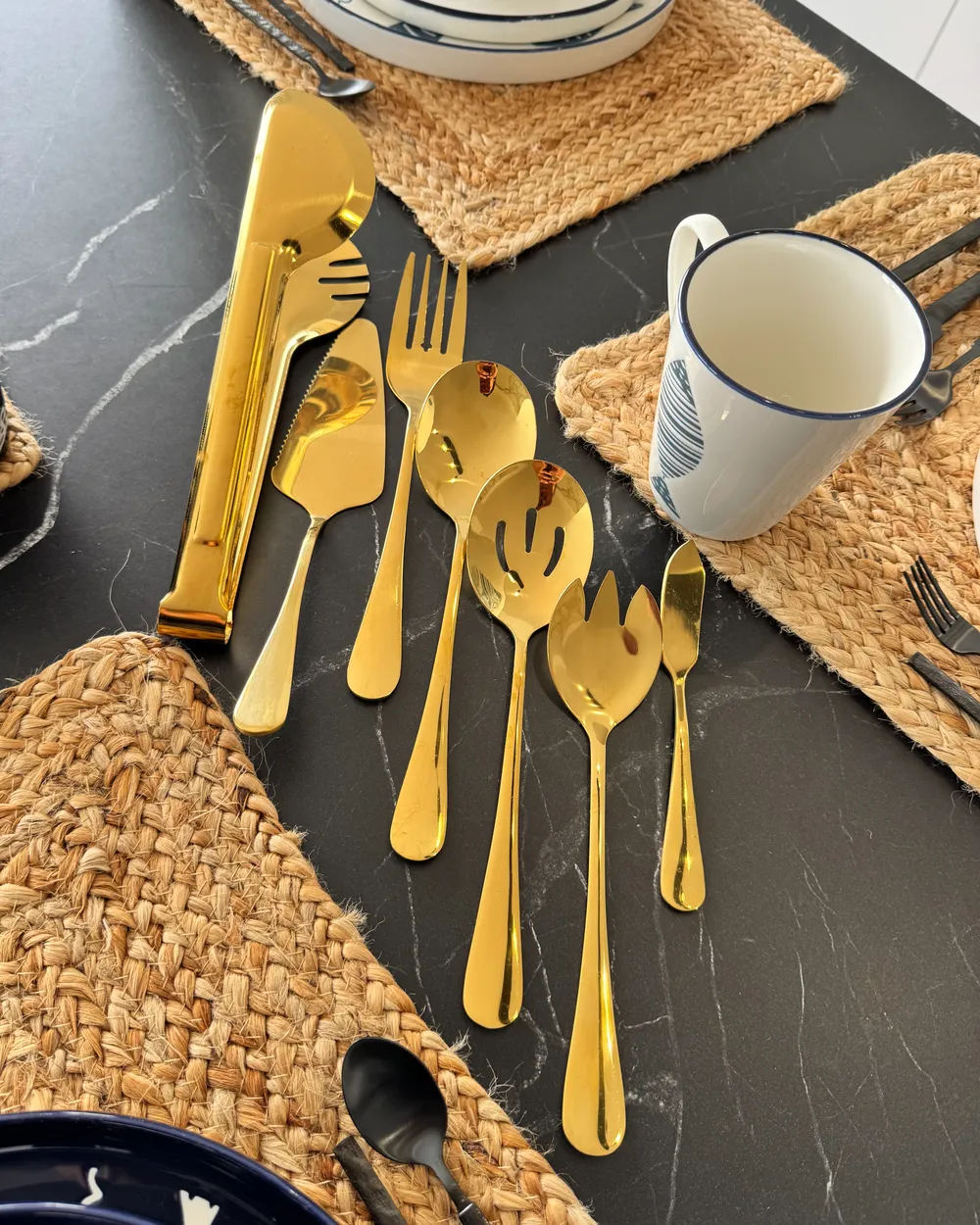 7 Piece Kitchen Utensil Set ZITI Gold_1054488