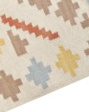 Rug ATAN Multicolour 80 x 300 cm Kilim Cotton_869106