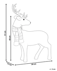 Figurka dekoracyjna MUSTOLA 51 cm Renifer Biały_832535