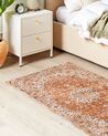 Bavlněný koberec 80 x 150 cm oranžový HAYAT_852183