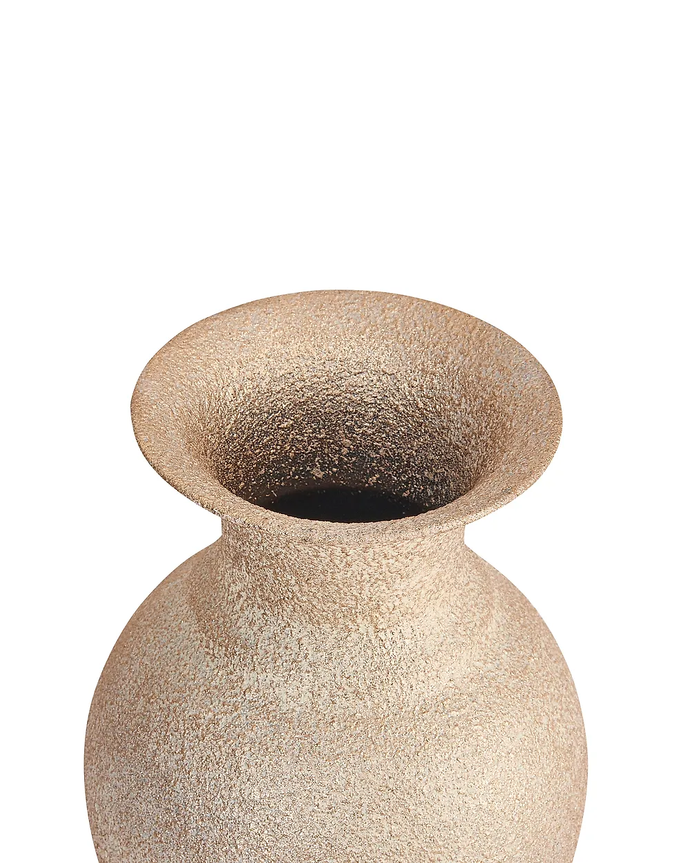 Wazon na kwiaty CALCEOLUS 41 cm Metal Złoty_1184916