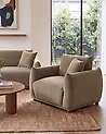 Armchair JUBEK Velvet Brown