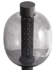 Wireless LED Table Lamp PULANGI with Dimmer Metal Black_955240