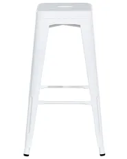 Set di 2 sgabelli da bar CABRILLO Metallo Bianco_701214