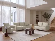 Sofa dla 3 osób CILENS Jasnobeżowy_1117334