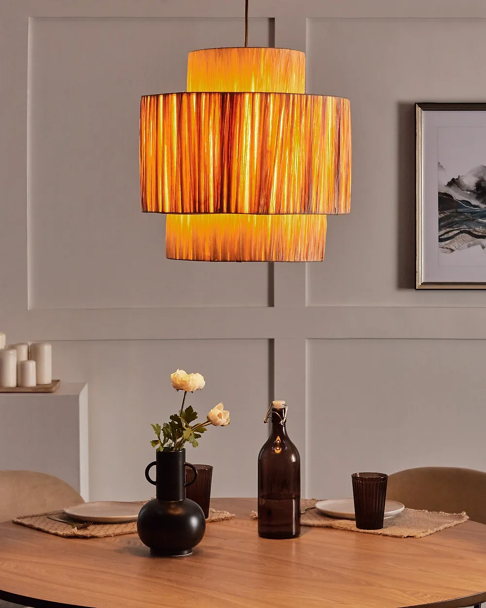 Pendant Lamp MAGECH Wicker Natural_1174175