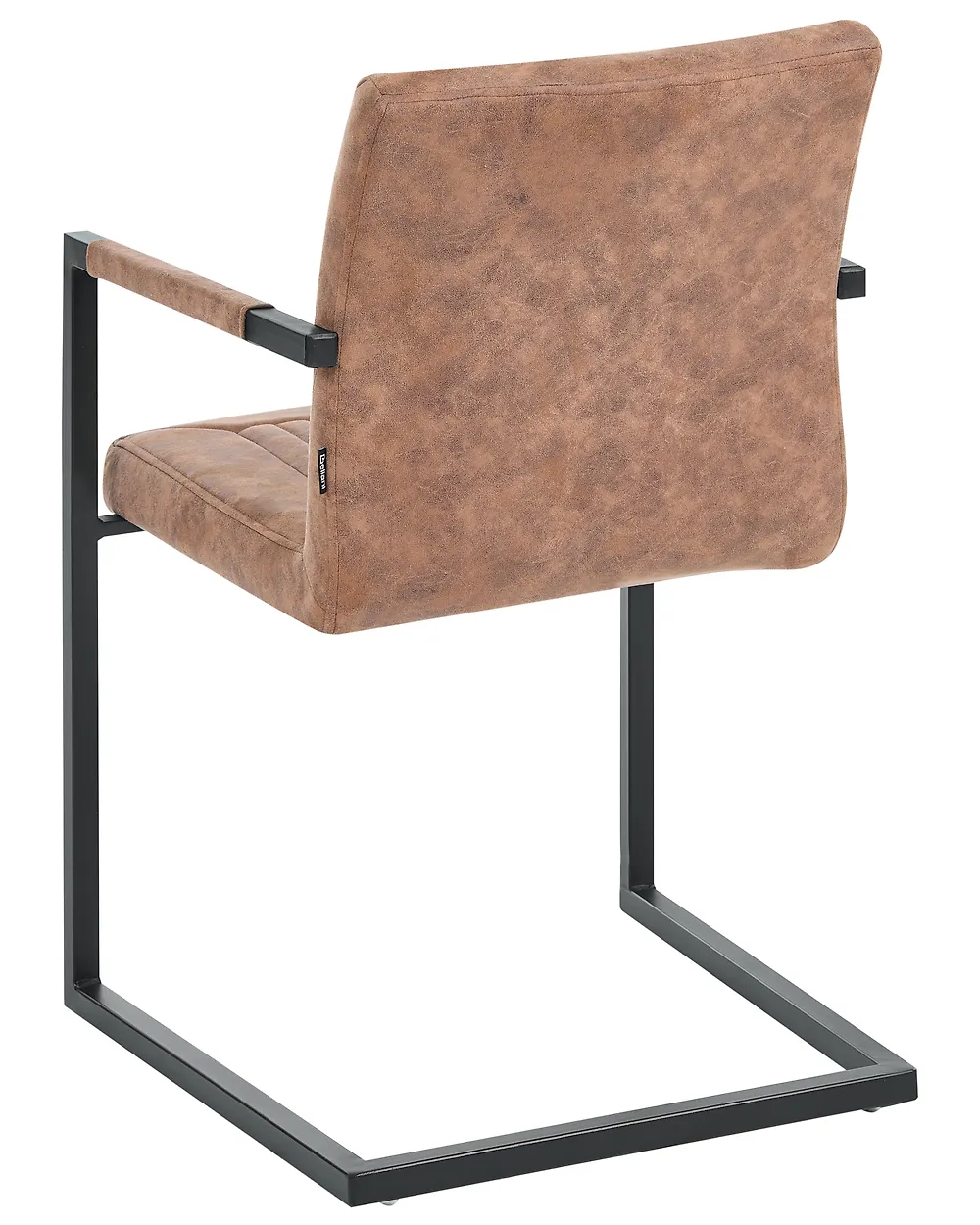 Konferenzstuhl 2er Set BRANDOL Kunstleder Braun_1176769