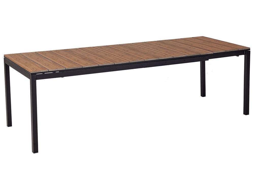 Tavolo da pranzo allungabile da giardino TOFANE 198/248 cm 90 cm Marrone