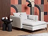 Chaise Longue CHARMES Fabric Light Beige