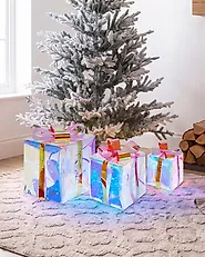Weihnachtsdekoration LED CAPELLA 15/20/25 cm Weihnachtsgeschenke Bunt_1187943