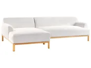 Corner Sofa 3 Seater SOSJO Boucle Off-White Right Hand_941238