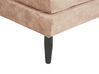 Chaise longue fluweel taupe USSEL_925580