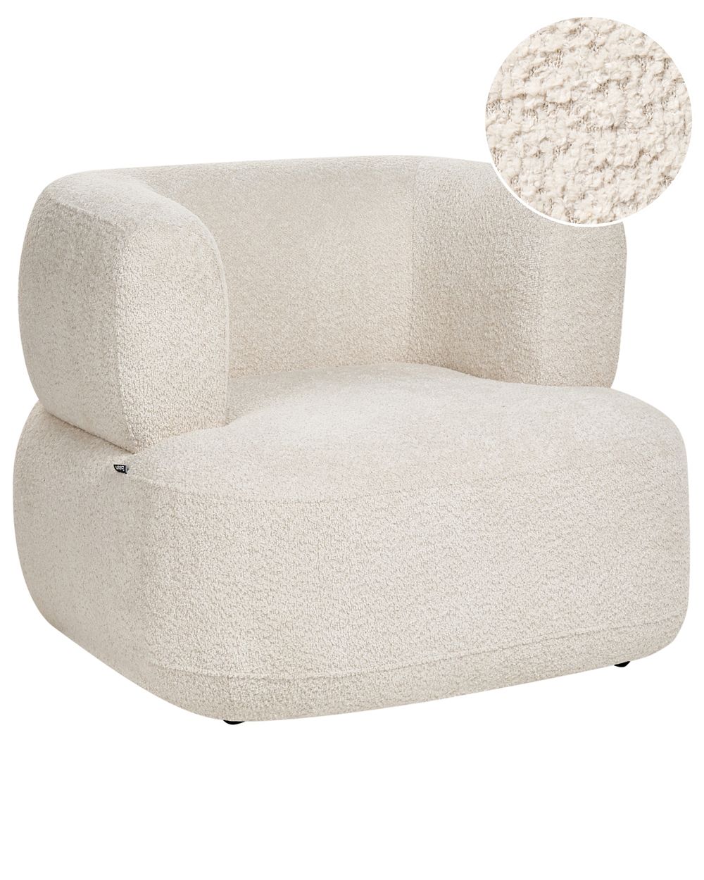 Poltrona LOHJA Ciniglia Beige chiaro