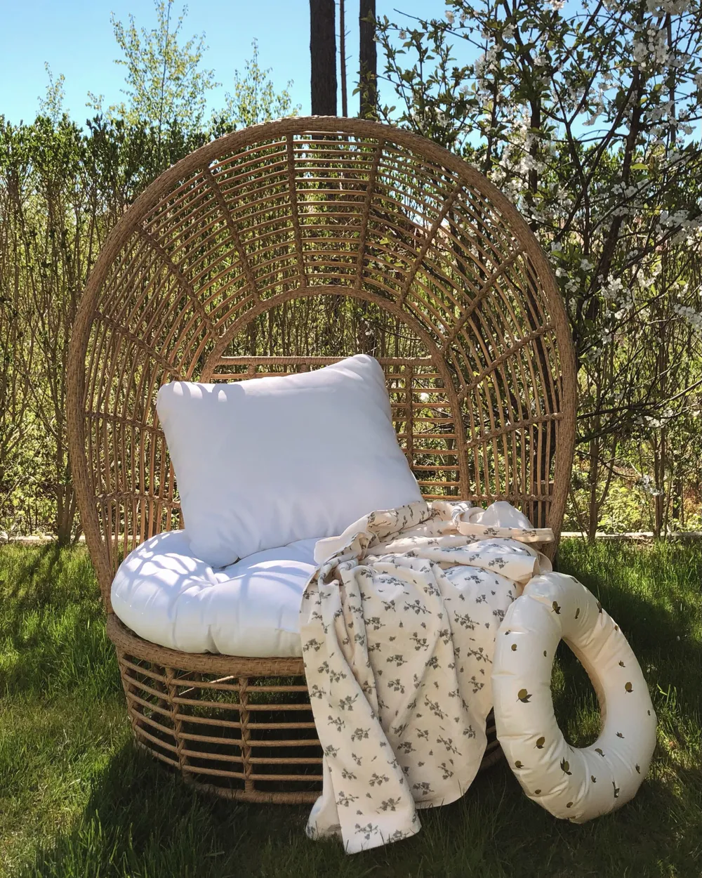 Fotel ogrodowy LIDO Rattan Beżowy_825695