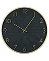 Wall Clock CREUSE Black