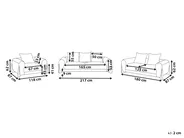 Set da salotto 6 posti VINLIDEN Tortora_1048656