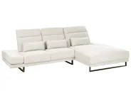 Corner Sofa 4 Seater IKAST Fabric Light Beige Left Hand_961864