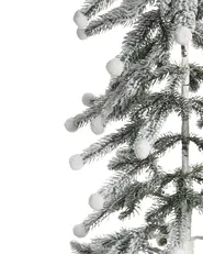 Dekoracja ogrodowa LED HASSLAN 125 cm Choinka Biały_1025829
