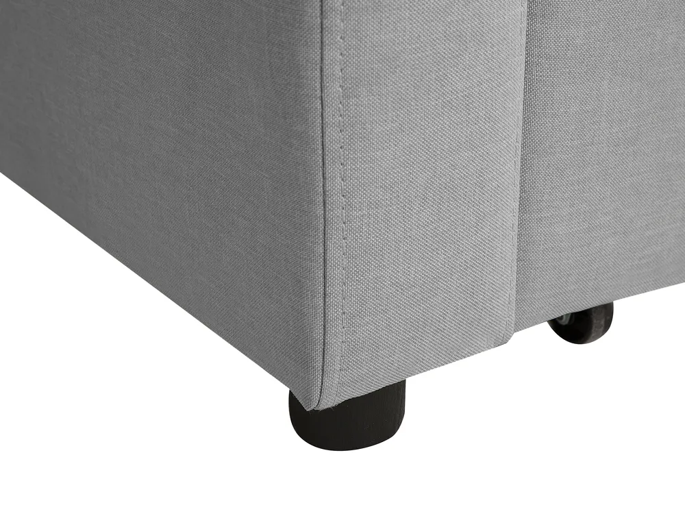 Divano letto 3 posti GLOMMA Tessuto Grigio chiaro_718059