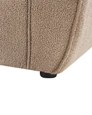 Poltrona ELLEDE Bouclé Marrone chiaro_959904