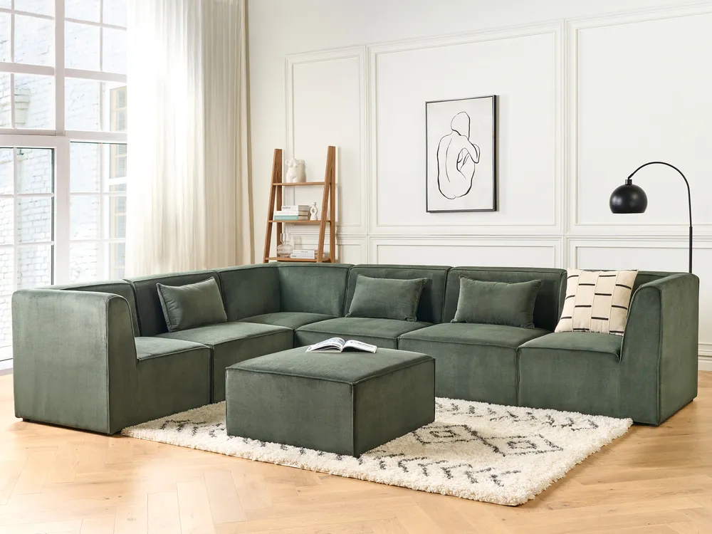 Corner Seat LEMVIG Corduroy Green_876516