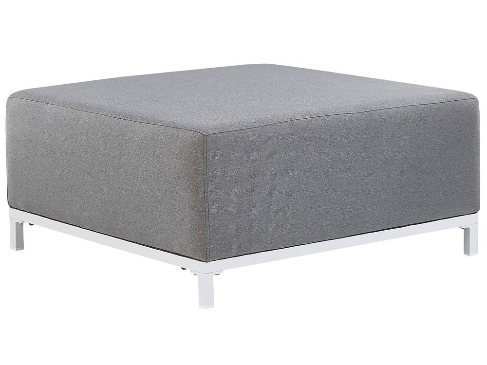 Ottoman ROVIGO Tissu Gris