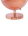 Globus rosa Metallfuss Metallic-Effekt 28 cm CABOT_785589