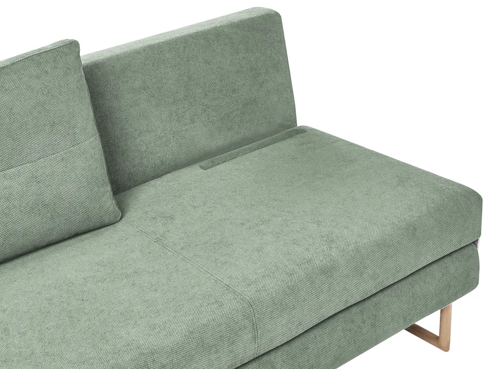 Set da salotto 6 posti JERSLEV Tessuto Verde chiaro_1013715