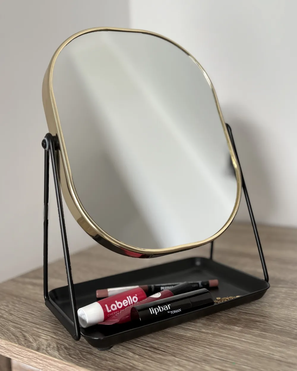 Makeup Mirror CORREZE Gold_1063366