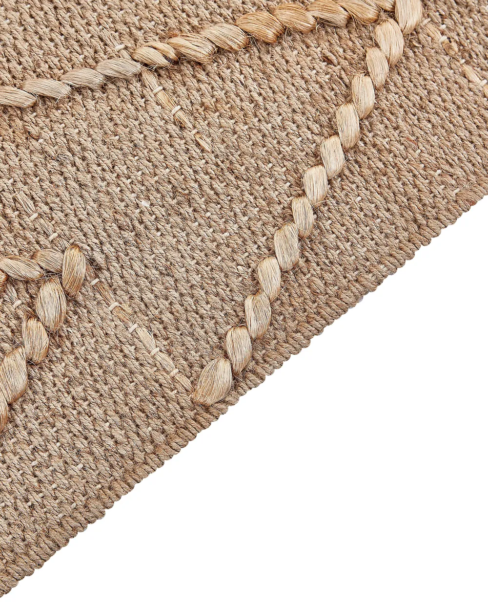 Tappeto DADAY Beige 80 x 150 cm Iuta_853593