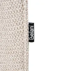 Set of 2 Dining Chairs Swivel COSO Fabric Light Beige_1038056
