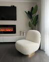 Boucle Armless Chair White LOVIISA_894413