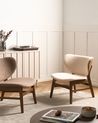 Armchair DAY Boucle Brown/ Light Beige