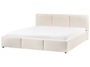 Ottoman Bed BOUSSE Boucle Off-White 180 x 200 cm (EU Super King)_980085