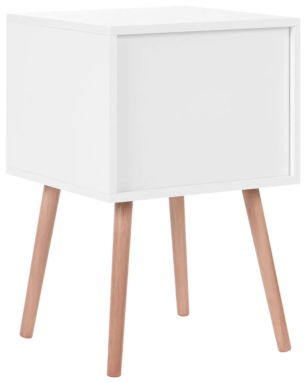 2 Drawer Bedside Table ALABAMA White_687543